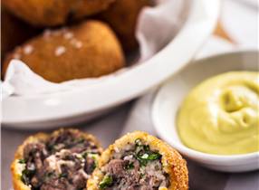 Venison Croquettes with Piccalilli Mayonnaise